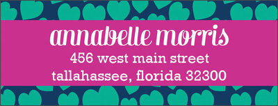 Love Struck Return Address Labels